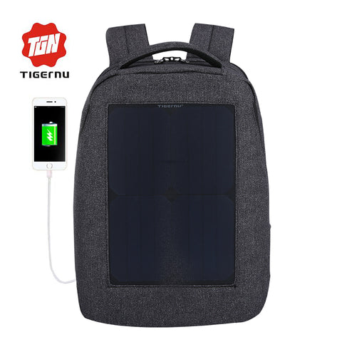 Tigernu New summer backpack 10W Solar Power Charger Backpack  24.5