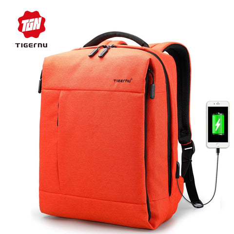 Tigernu Multifunction USB charging Men 14-15.6inch Laptop backpacking