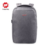 Tigernu Brand USB Charging 15.6inch Laptop Backpack Men Anti-Theft backpack