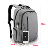 2018 Tigernu brand multifunction USB silm 15.6 laptop backpack