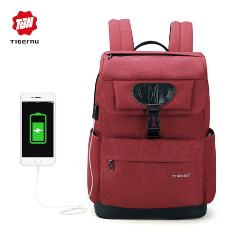 2018 Tigernu Brand Fashion 15.6 Laptop Backpack  Silm Backpack