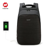 Tigernu anti theft backpack men 15.6 laptop backpacks USB slim