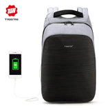 Tigernu anti theft backpack men 15.6 laptop backpacks USB slim